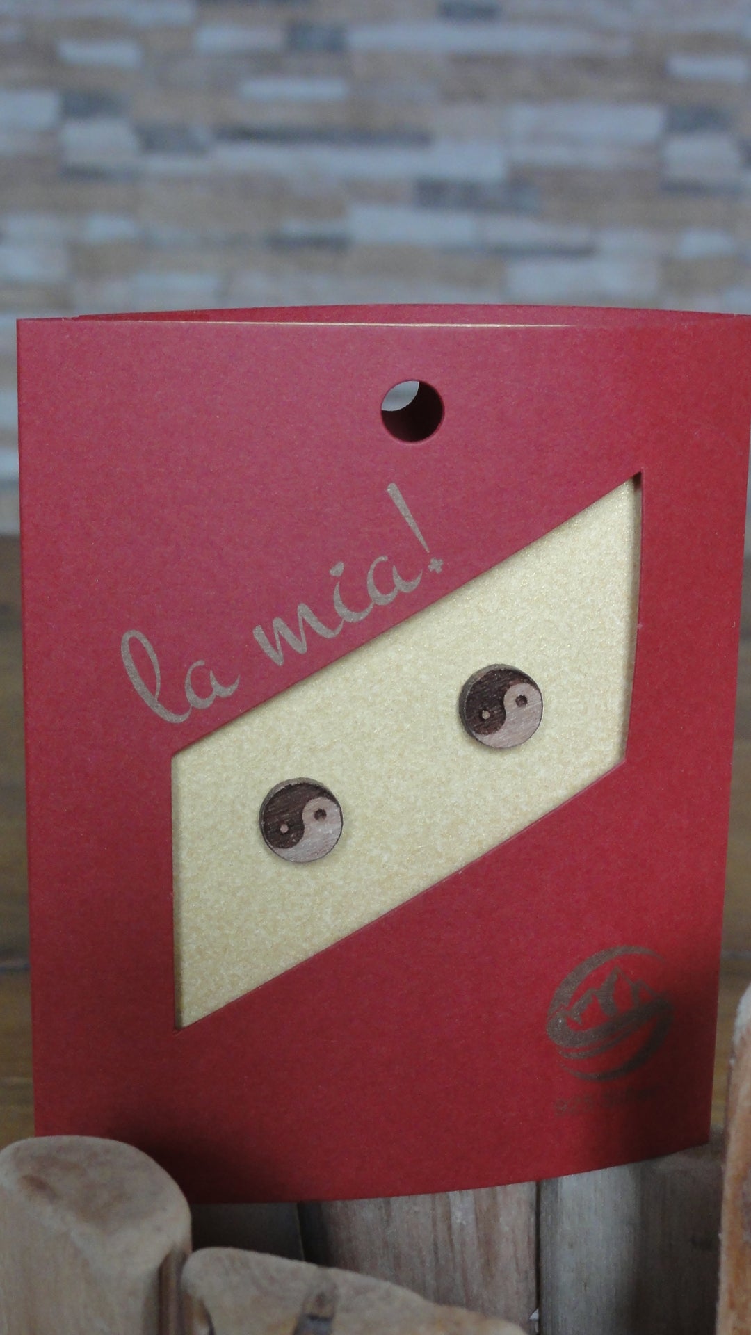 Ohrstecker Ying und Yang