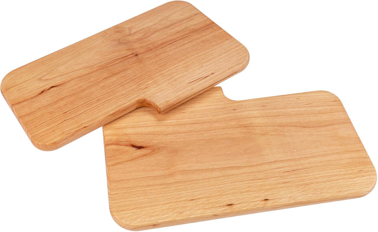 Messerbrett Erle 26 x 15,5 x 1,2 cm - Schneidebrett geölt