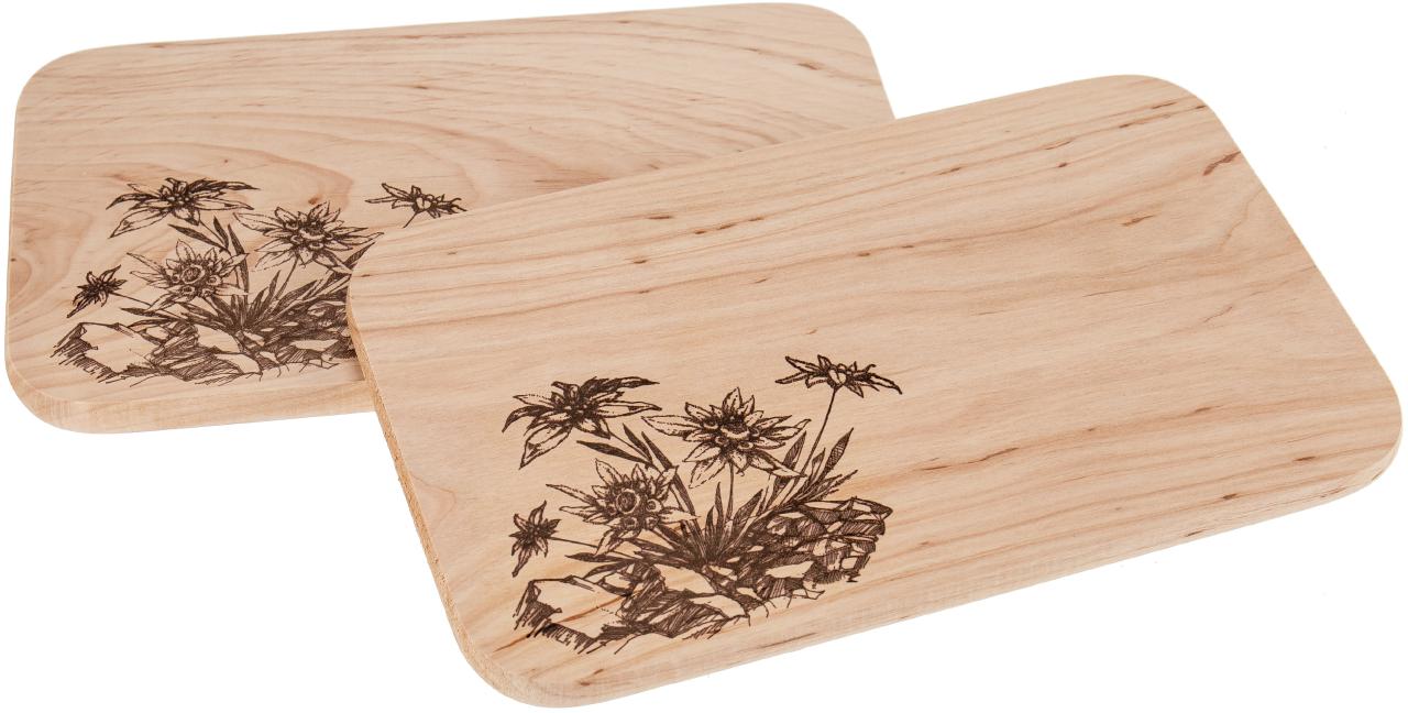 Schneidebrett Edelweiss Staude