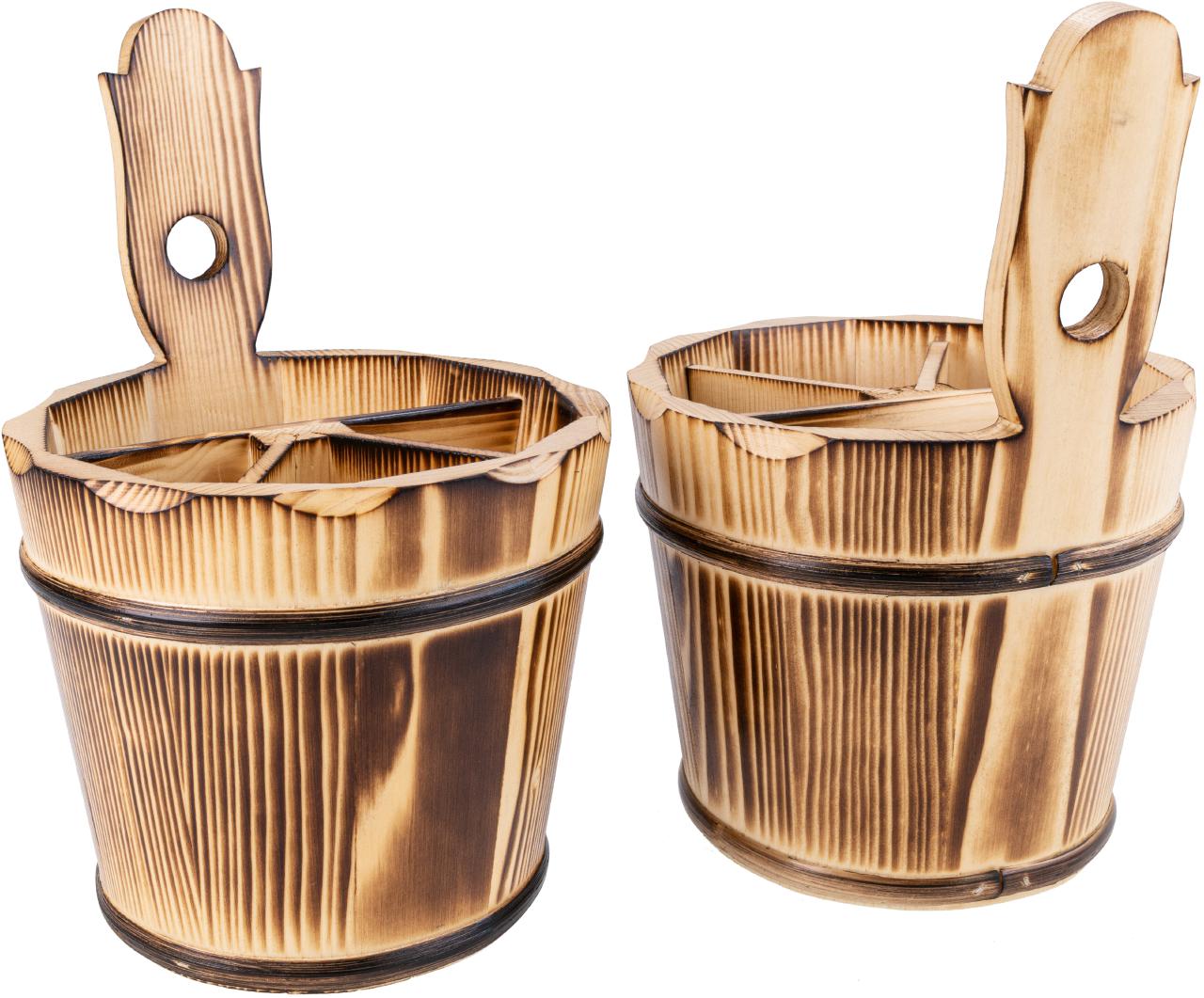 geflammter Besteckhalter