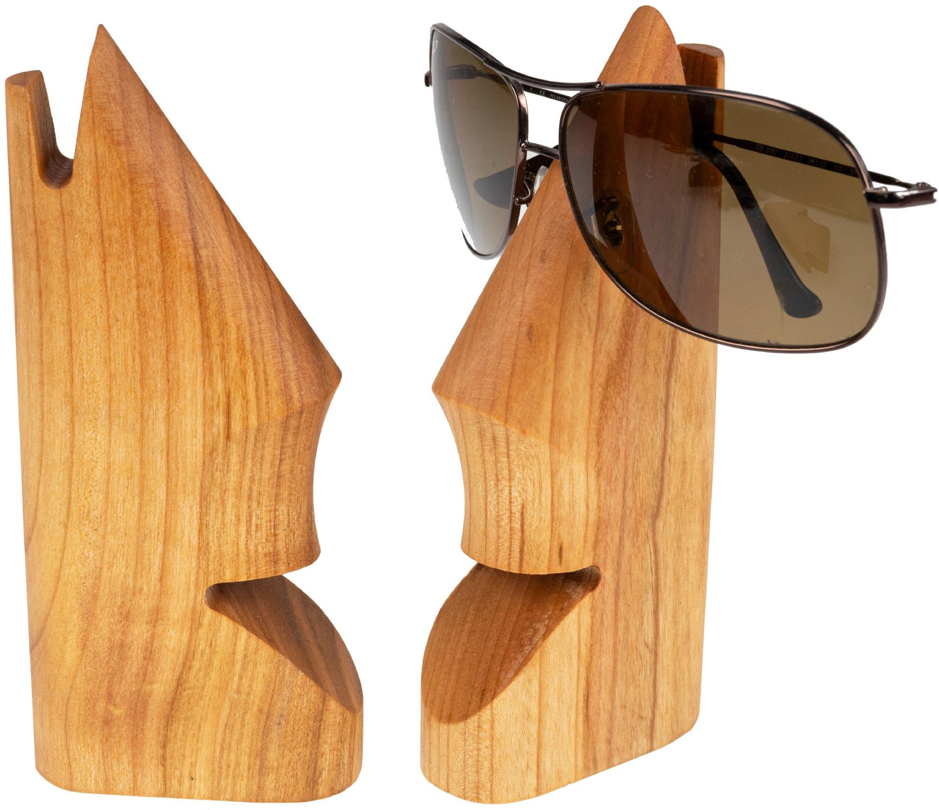 Brillenhalter aus Kirschholz