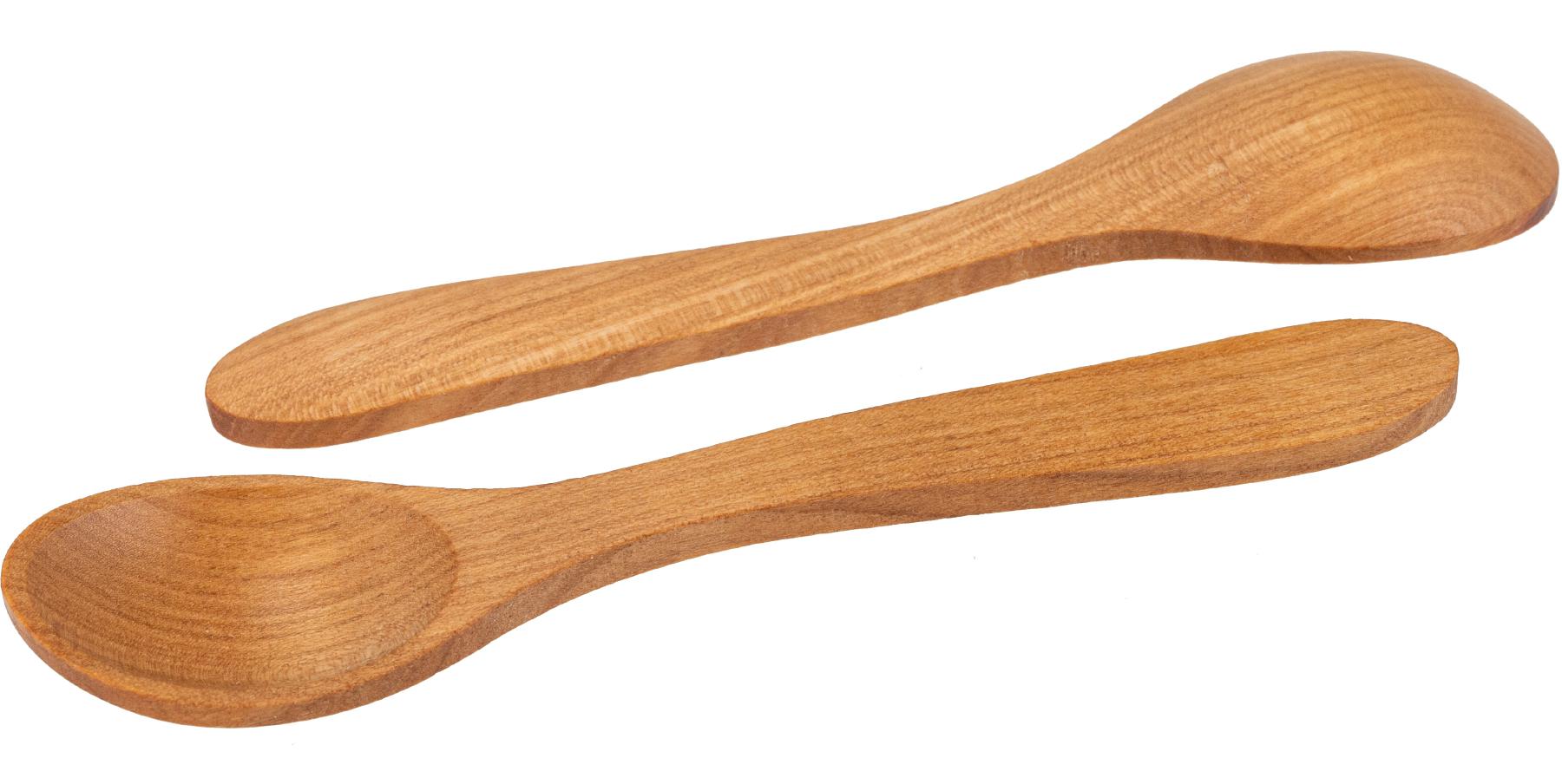 Teelöffel aus Kirschholz