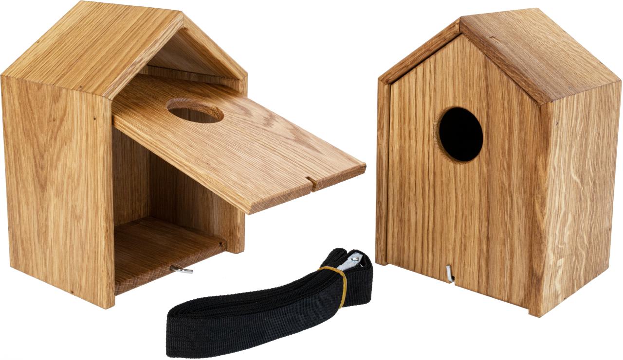 Schlichter Nistkasten aus Eichenholz