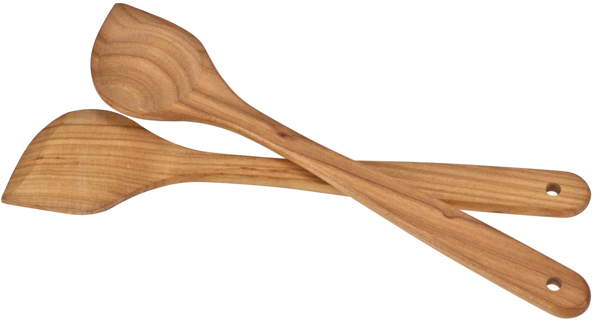 Spitzlöffel aus Wildkirsche, geölt, 30 cm