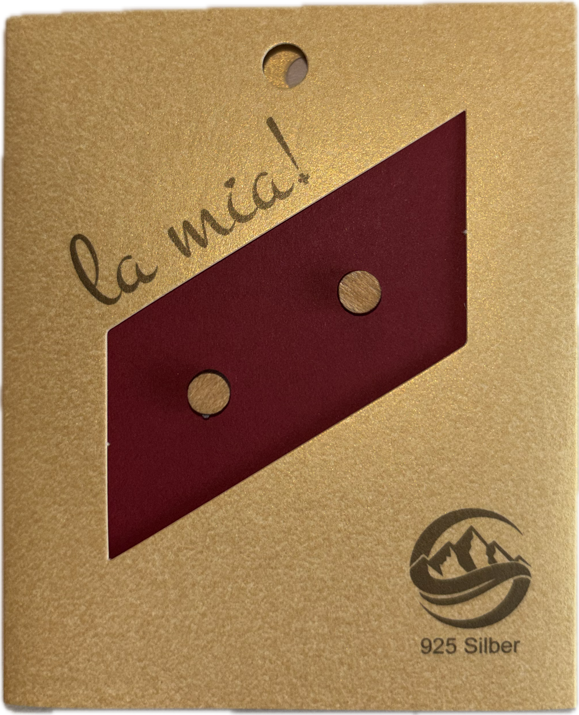 Ohrstecker PIn aus Ahornholz 5mm Durchmesser