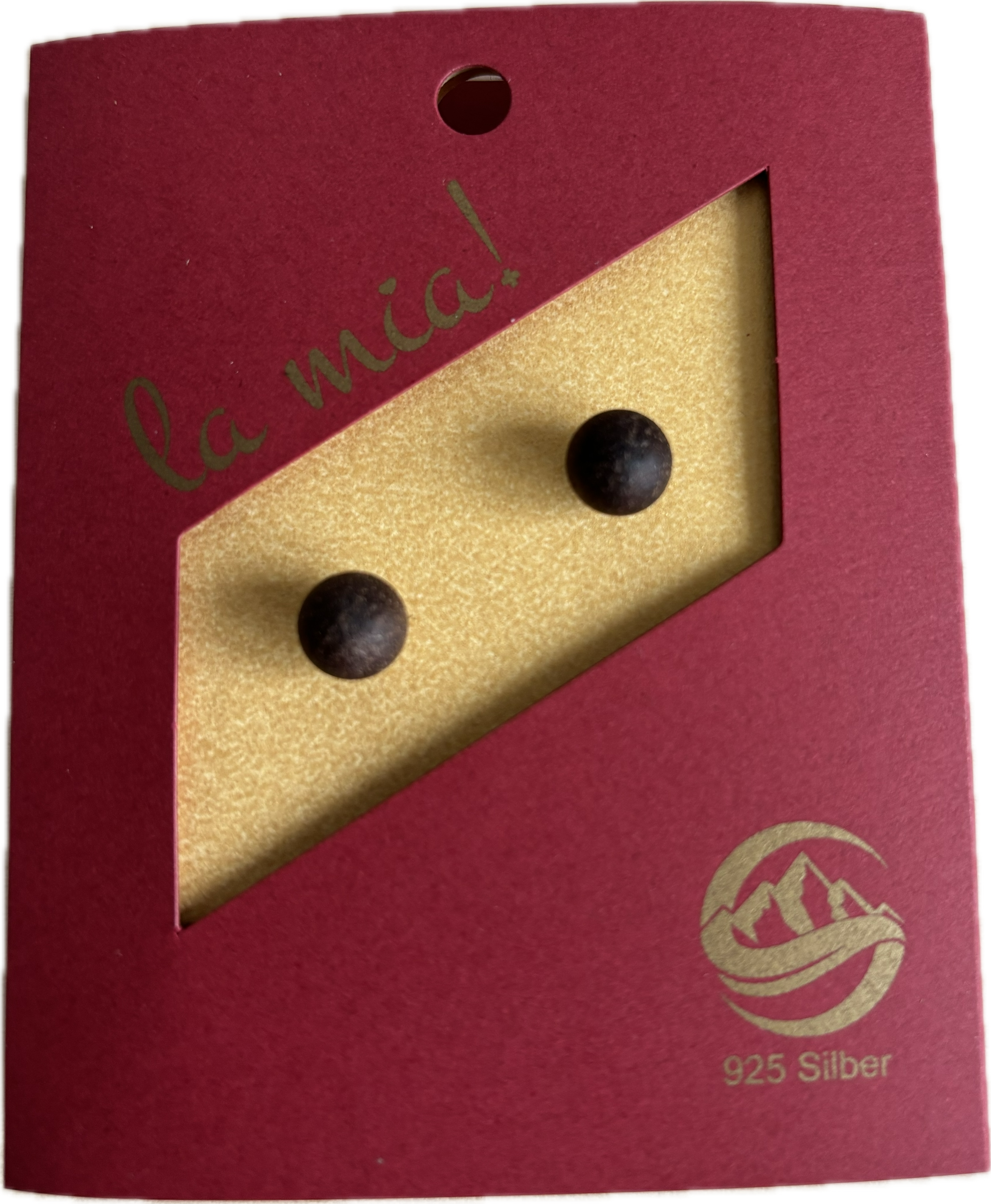 Ohstecker mit handgedrechselten Kugel aus Zwetschgenholz