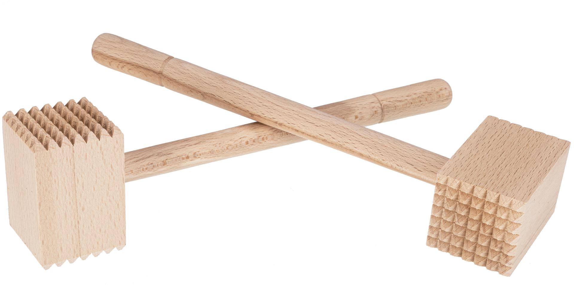 Fleischhammer aus Buchenholz, 28 cm, handgefertigt
