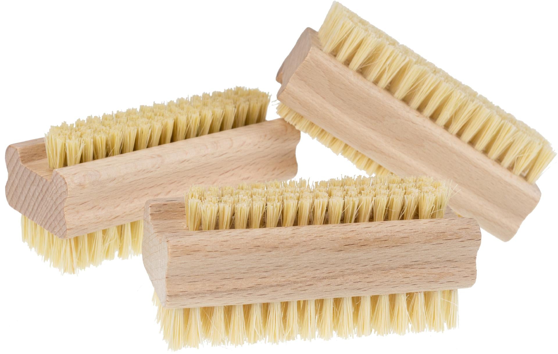 Handbürste aus Buchenholz mit Fibre-Borsten – ideal als Nagelbürste