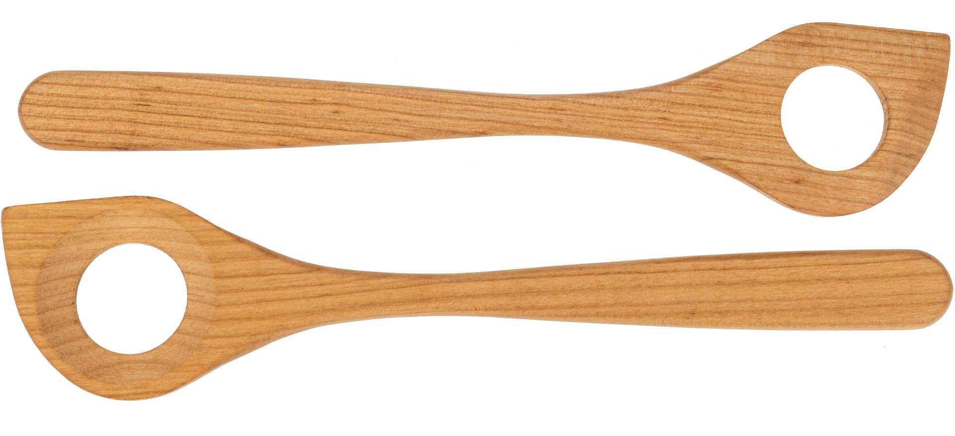 Kirschholz Lochlöffel / Risottolöffel / Kochlöffel - geölt - 30 cm