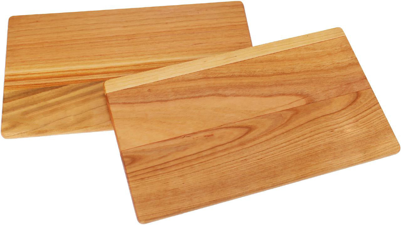 Schneidebrett aus FSC-zertifiziertem Kirschholz geölt 26x15 cm robust nachhaltiges Küchenbrett
