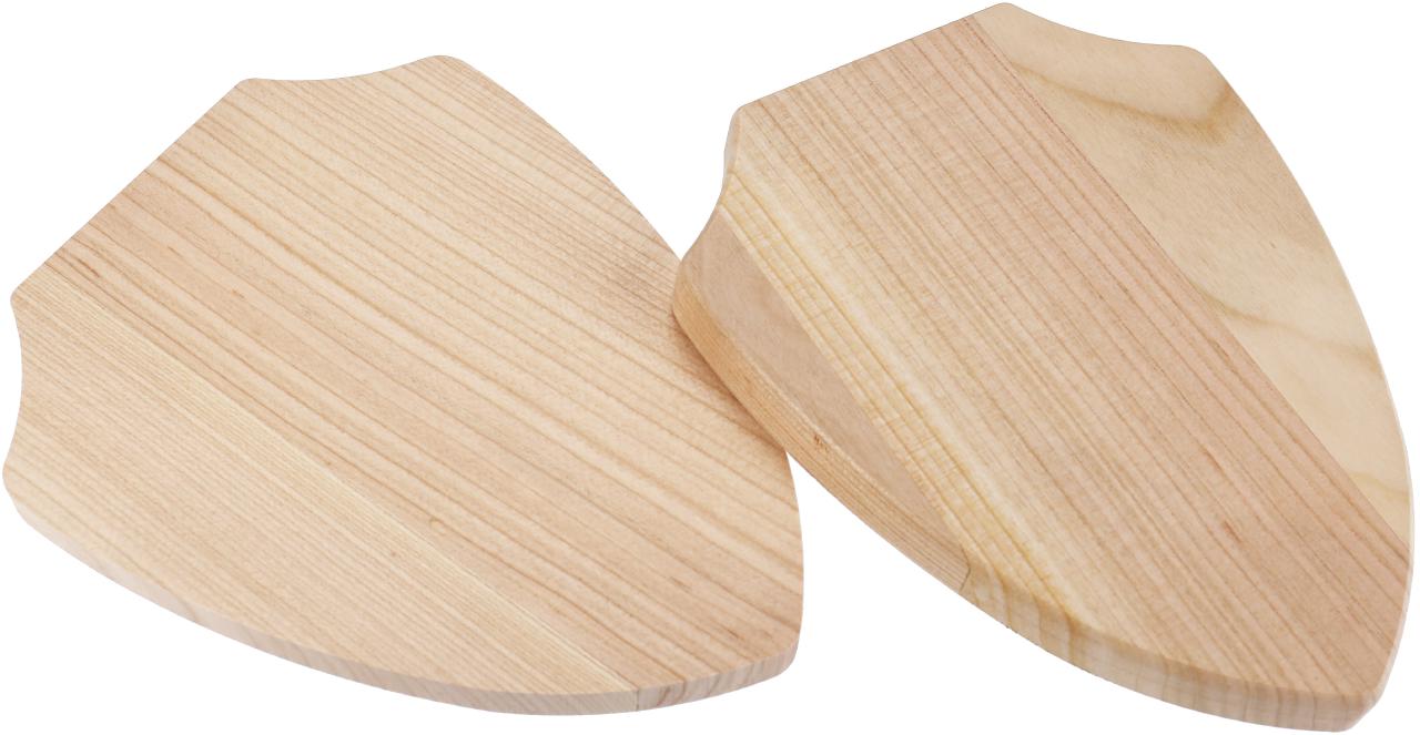 Wappenschild aus Kirschholz, blanko, 20×15,5×1,5 cm – ideal zum Gravieren oder Bemalen